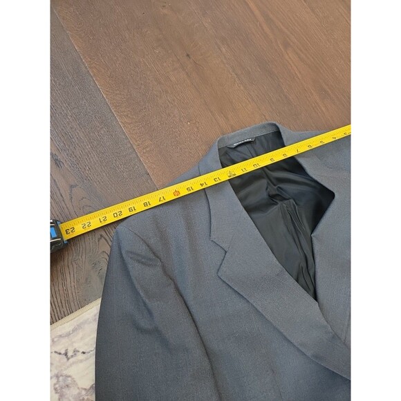 #47 Vintage Kingsridge custom 2 piece pinstripe suit Levine's Waterville ME USA - Picture 6 of 9